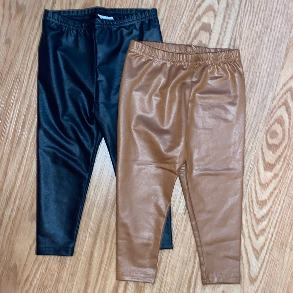 ✨Faux Leather Toddler Leggings
